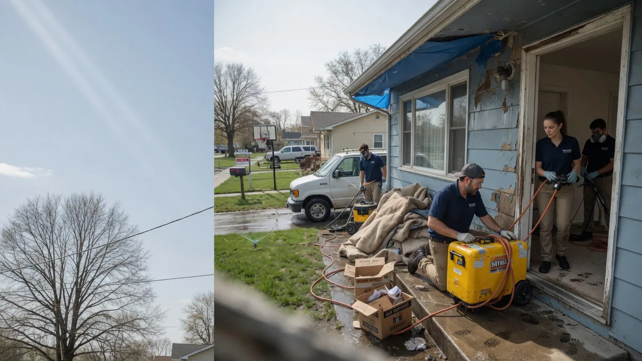 Basement Flood Cleanup in Unity, WI near me